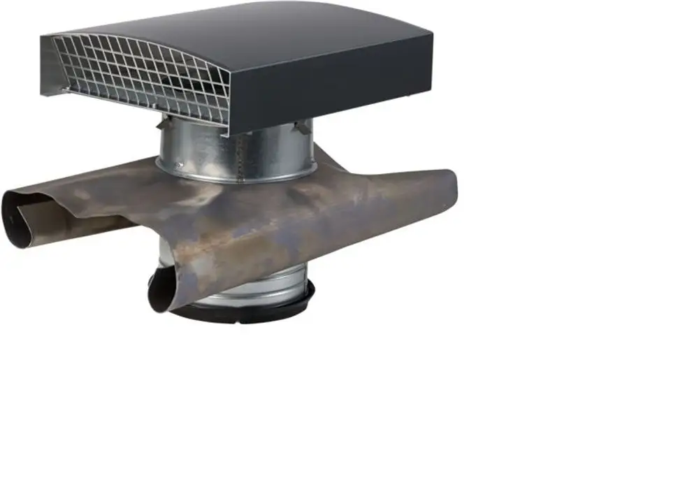STIEBEL ELTRON Dachdurchführung für Schrägdach, Aluminiumhaube, DN 160, 170016